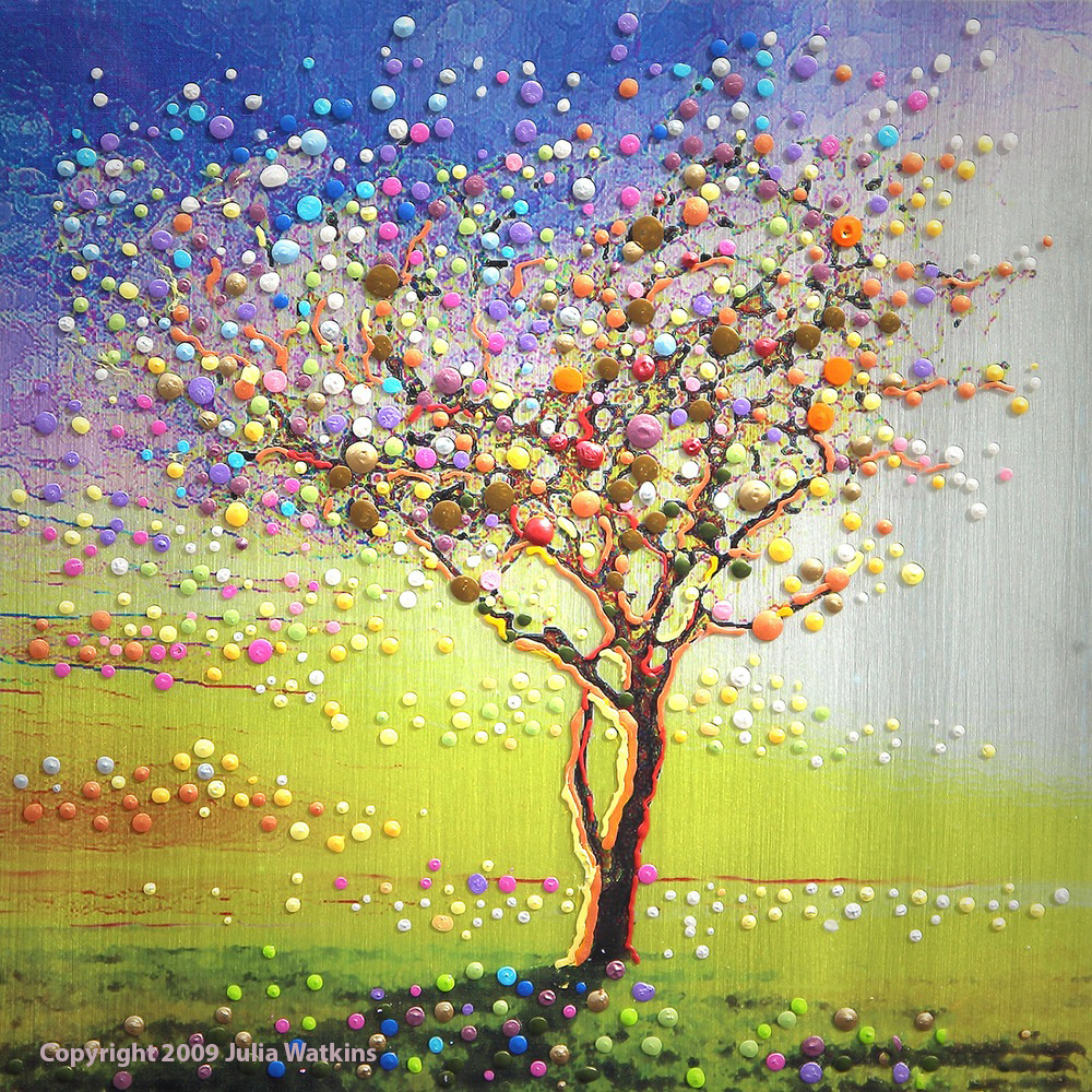 The Peace Tree Energy Painting By Energy Artist Julia